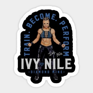 Ivy Nile Train Become Perform Sticker